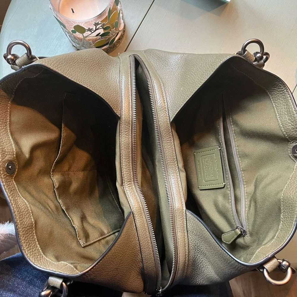 Coach Olive Green Shoulder Bag - Picture 7 of 8
